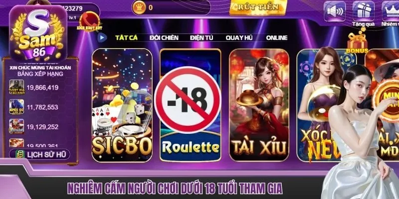 Thành viên dưới 18 tuổi có được tham gia cổng game hay không?